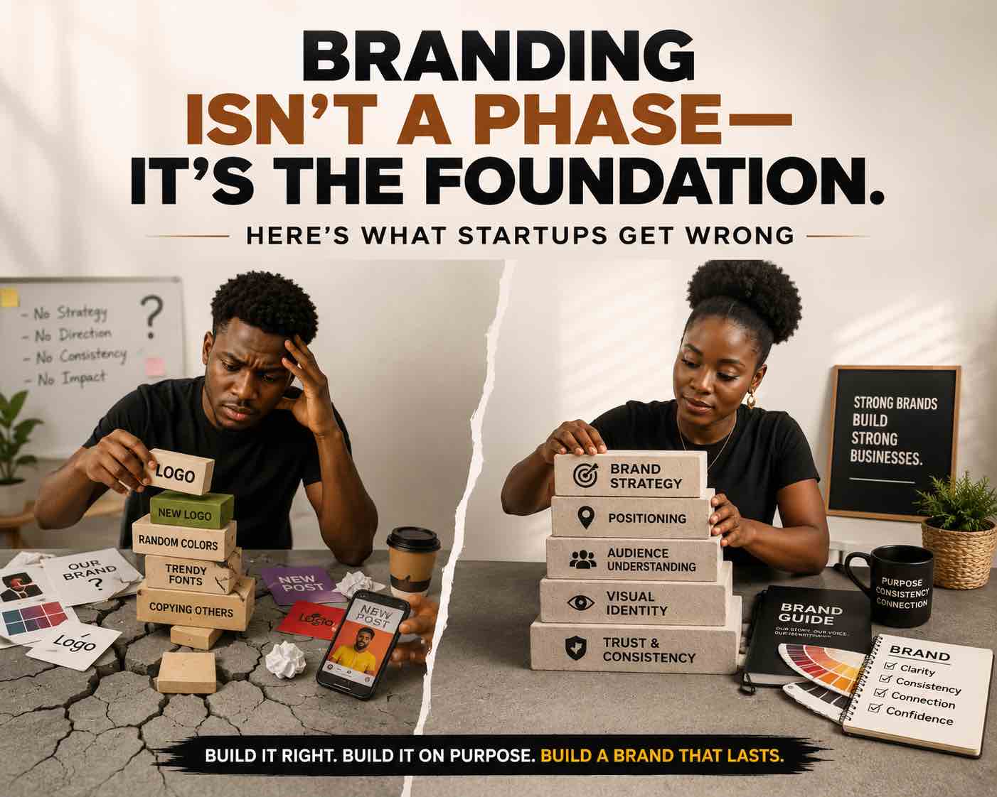 Read more about the article Branding Isn’t a Phase—It’s the Foundation. Here’s What Startups Get Wrong