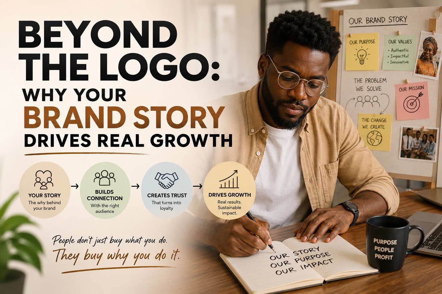 Read more about the article Beyond the Logo: Why Your Brand Story Drives Real Growth